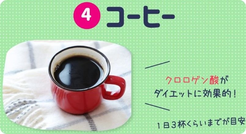 １. ダイエットに効果的な飲み物　4選！